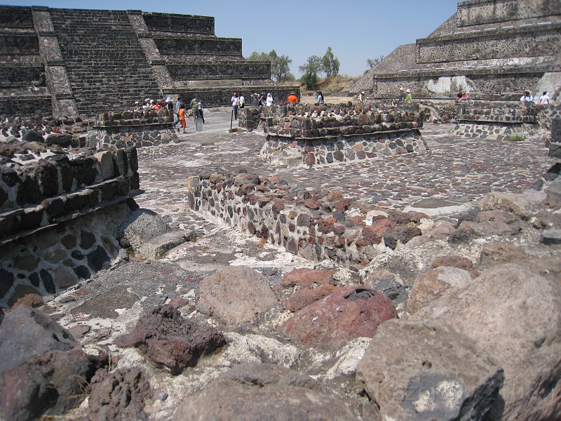 Mexico Pyramids - Mexico City 2009 0925.jpg - A trip to the Teotihuacan area of Mexico to visit the pyramids. A vast complex and a great climb to the top. This was followed by lunch in a cave, then a visit to the historical center of Mexico City. March 2009.